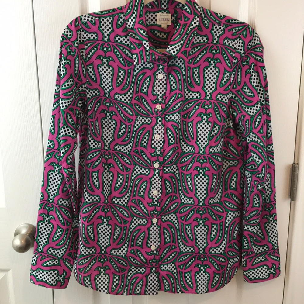 J Crew Factory Perfect Fit Button Up Shirt EUC